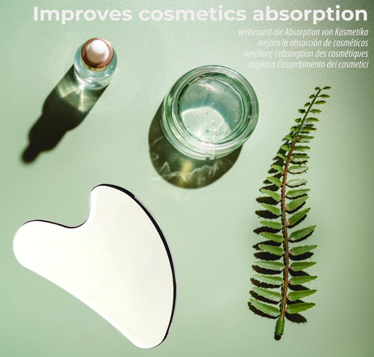 Gua Sha Visage Inox – Lifting Naturel & Éclat de la Peau