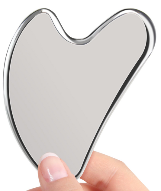 Gua Sha Visage Inox – Lifting Naturel & Éclat de la Peau