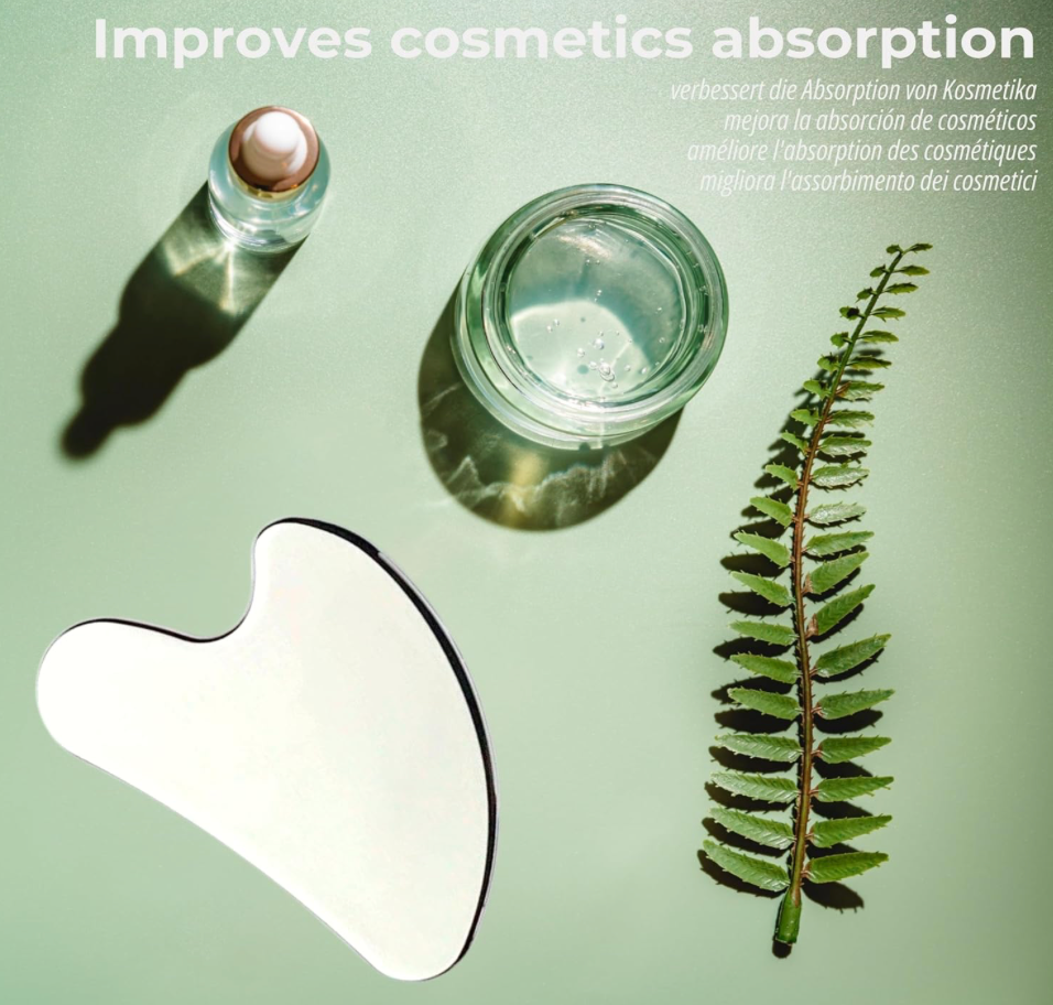 Gua Sha Visage Inox – Lifting Naturel & Éclat de la Peau